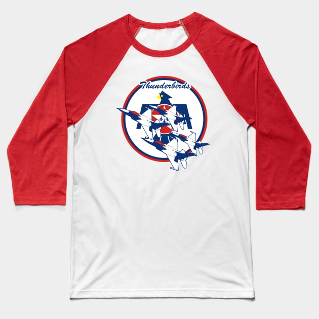 F-16 Viper Baseball T-Shirt by MBK